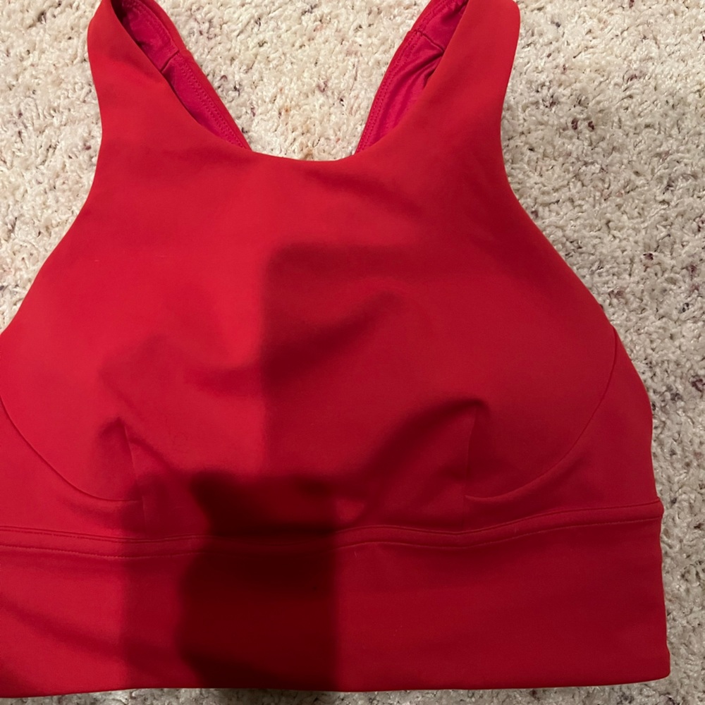 Lululemon High neck longline bra with removable pads. Excellent condition
